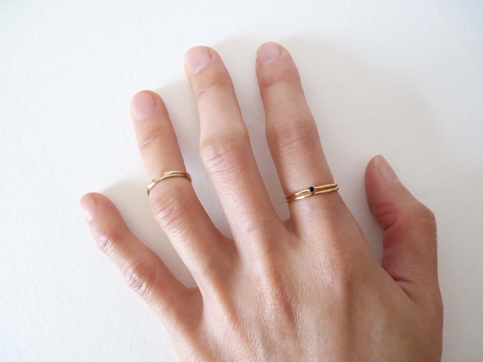 Paired Pinky rings / Cinq